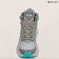 Scarpe da trekking da uomo HOKA Trail Code GTX grigio galattico/acqua elettrica 15