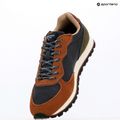Scarpe da uomo Scarpe Aeronautica Militare 252SC0320UPL00313 navy blue/brown 9