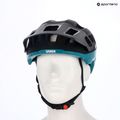 Casco da bici UVEX React nero/teal opaco 10