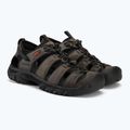 KEEN Targhee III sandali da uomo grigio/nero 4