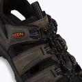 KEEN Targhee III sandali da uomo grigio/nero 8