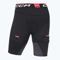 Pantaloncini da hockey CCM Ribano Compresion SR da uomo con bretelle, nero 2