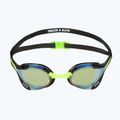Occhiali da nuoto TYR Tracer-X Elite Racing Mirrored nero/lime 2