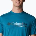 Maglietta da trekking Columbia Titan Pass Graphic uomo deep marine/titanium burst graphic 4
