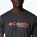 Maglietta da trekking Columbia da uomo Titan Pass Graphic nero/titanio burst graphic 4