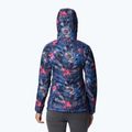 Columbia Powder Pass Giacca ibrida da donna con cappuccio stampa floreale notturna 2
