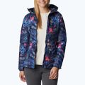 Columbia Powder Pass Giacca ibrida da donna con cappuccio stampa floreale notturna 3