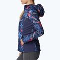 Columbia Powder Pass Giacca ibrida da donna con cappuccio stampa floreale notturna 4