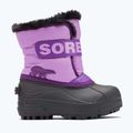 Sorel Bambini Snow Commander gumdrop/viola viola stivali da neve 9