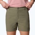 Pantaloncini da trekking Columbia da donna Leslie Falls Short II verde pietra 5