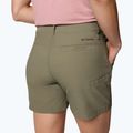 Pantaloncini da trekking Columbia da donna Leslie Falls Short II verde pietra 6