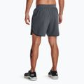 Pantaloncini da allenamento Under Armour Hiit Woven 6in pitch grigio/nero da uomo 3