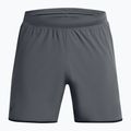 Pantaloncini da allenamento Under Armour Hiit Woven 6in pitch grigio/nero da uomo 5