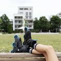 Pattini da uomo K2 Trio LT 100 nero/arancione 9