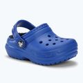 Infradito Crocs Classic foderato blu bolt per bambini 2