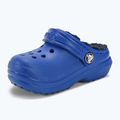 Infradito Crocs Classic foderato blu bolt per bambini 8