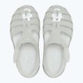 Crocs Isabella Glitter sandali per bambini in argento glitterato 8