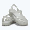 Crocs Isabella Glitter sandali per bambini in argento glitterato 9