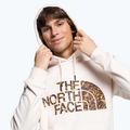 Felpa con cappuccio The North Face Standard da uomo con stampa a distorsione d'acqua gardenia bianco/marrone scuro 3