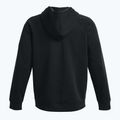 Felpa con cappuccio Under Armour Rival Fleece FZ Uomo nero/bianco 5