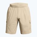 Pantaloncini da allenamento Under Armour Stretch Woven Cargo da uomo base cachi/nero 5