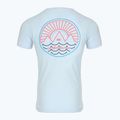 Maglietta Quiksilver Summit Sunset da uomo in combinazione blu/rosso 2