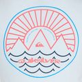 Maglietta Quiksilver Summit Sunset da uomo in combinazione blu/rosso 3
