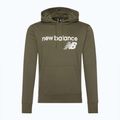 Felpa con cappuccio New Balance Core Fleece Uomo, muschio scuro 5