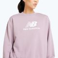 Felpa New Balance French Terry Stacked icewine da donna 4