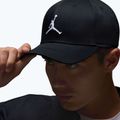 Cappellino con visiera Jordan Rise Structured Curved-Bill nero/bianco 7
