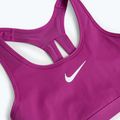 Reggiseno da allenamento Nike Swoosh High Support fucsia caldo / fucsia caldo / bianco 3