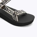 Teva Midform Universal sandali da donna neon floreale nero / bianco 7