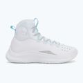 Under Armour CURRY 4 FLOTRO scarpe da basket bianco/stream/argento metallico 2