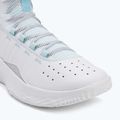Under Armour CURRY 4 FLOTRO scarpe da basket bianco/stream/argento metallico 7