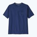 T-shirt Patagonia Boardshort Logo Pocket Uomo Responsibili clement blue 4