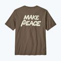 Maglietta Patagonia Balance Organic peace seeds / marlow brown da uomo 2