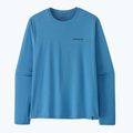 Maglia a maniche lunghe da uomo Patagonia Capilene Cool Daily - Boardshort Logo shore blue/light shore blue x-dye 6