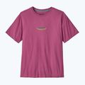 Maglietta da uomo Patagonia '95 Oval Logo faded magenta