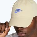Cappellino con visiera Nike Club Unstructured Futura Wash light khaki/sapphire 8