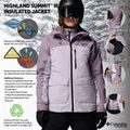Giacca da sci da donna Columbia Highland Summit III Insulated lavender pearl/shale purple 14