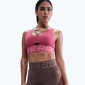 Shorts da donna Nike Pro Sculpt High Waisted 5" Biker tattoo/burgundy crush/white 4