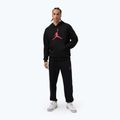 Felpa da uomo Jordan Pullover Hoodie black/gym red 2