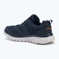 SKECHERS Burns Agoura, scarpe da uomo blu/arancione 3