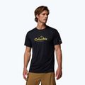 Maglietta da uomo Columbia Zero Rules Light Graphic Crew black/scripted peaks
