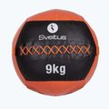 Sveltus Wall Ball 9 kg nero/rosso