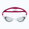 Occhialini da nuoto da donna arena The One Woman fumo/bianco/viola 2