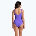 Costume da bagno intero donna arena Ginevra Wing Back viola 7
