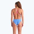 Costume da bagno intero donna arena Monogram Challenge back blue river multi/shocking pink 7