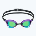Occhiali da nuoto Arena Cobra Swipe Mirror smeraldo/prugna/nero 2