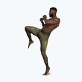 Leggings da allenamento uomo Venum Serpenti Spats khaki/bronze/ivory 2